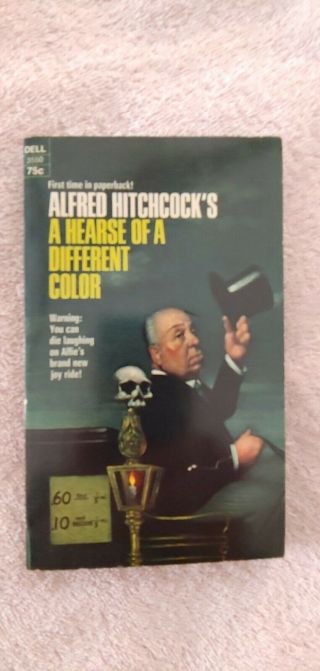 A Hearse Of A Different Color By Alfred Hitchcock,  1972 1st Dell Pb,  Vg,
