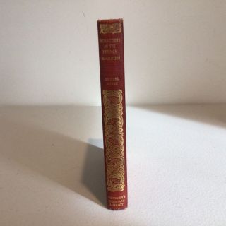 Antique Book 1905.  Reflections On The French Revolutions By Edmund Burke 452
