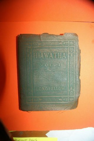 The Song Of Hiawatha By Henry Wadsworth Longfellow Little Leather Book