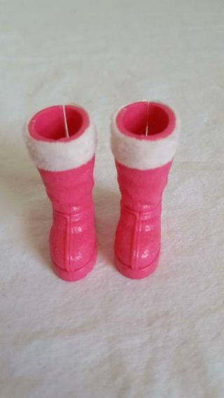 Pink Barbie Size Snow Winter Boots Shoes,  Unbranded,  Fleece Top,  For Arched Foot,