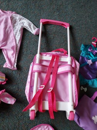 Carousel Baby Doll backpack / trolley full of clothes and accessories no doll. 2