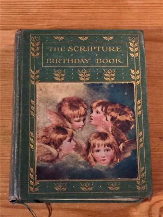 Antique The Scripture Birthday Book 1903