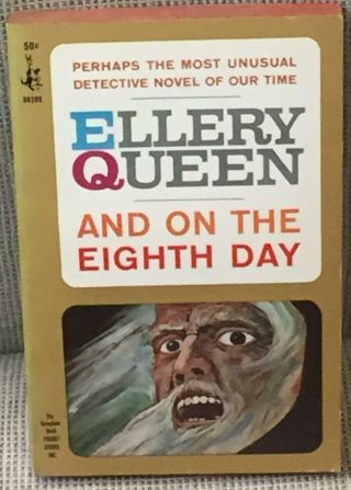 Ellery Queen / And On The Eighth Day First Edition 1966