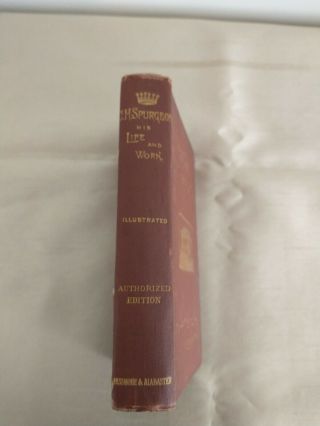Antique book,  From The Usher ' s Desk To The Tabernacle Pulpit C H Spurgeon,  1897 3