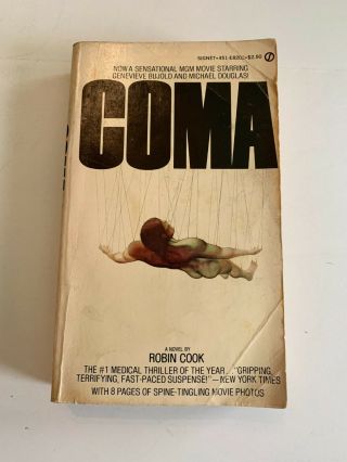 1978 Coma By Robin Cook Signet Paperback