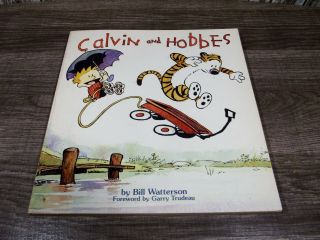 Calvin And Hobbes By Bill Watterson Vintage 1988 Book Humor,  Comics
