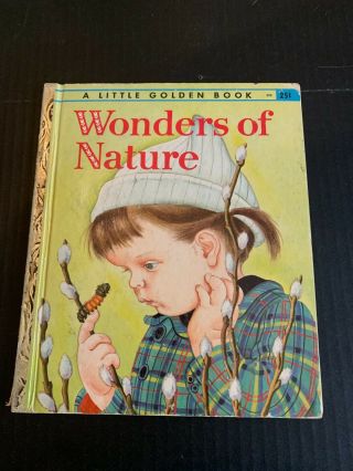 1957 Wonders Of Nature By Jane Werner Watson A Little Golden Book
