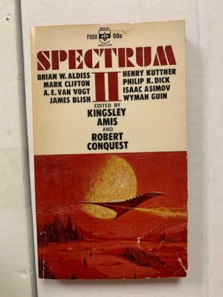 Spectrum Ii,  Amis,  Aldiss,  Blish,  Philip Dick,  Asimov,  More,  Vintage Sci Fi