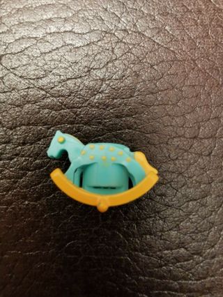 Vintage 1993 Polly Pocket Rocking Horse From Toy Shop (pollyville) - Completer
