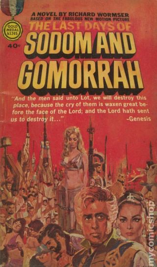 The Last Days Of Sodom And Gomorrah (good) K1245 Richard Wormser 1962