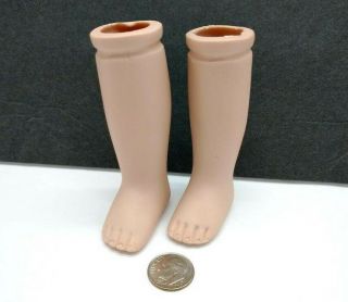Porcelain Doll Parts Two Legs Matching Set Right & Left Approx 3.  25 " Long