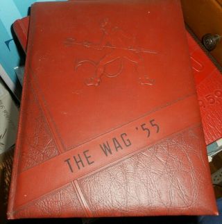 The Wag - 1955 Graham [n.  C.  ] High School Yearbook - Signatures
