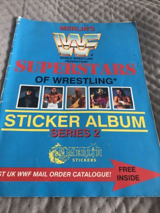 Merlins Wwf Superstars Of Wrestling Album And Full Stickers