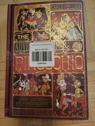 Adventures Of Pinocchio Carlo Collodi Illustrated Hardcover