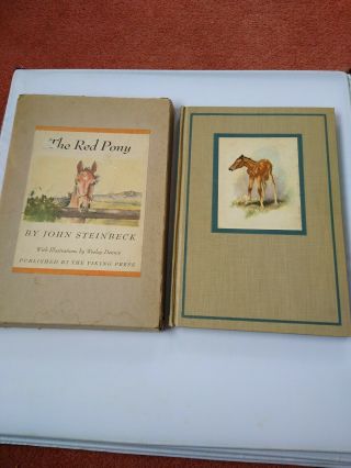 The Red Pony 1945 John Steinbeck Illus.  Dennis,  Wesley The Viking Press Hb Dj