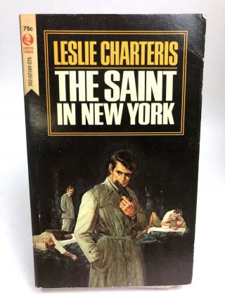 The Saint In York Leslie Charteris Curtis Suspense 1st Printing Mystery