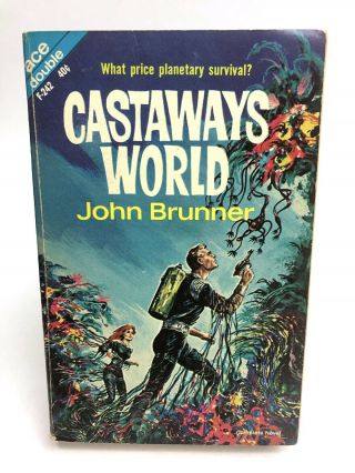 Castaways World / The Rite Of Ohe John Brunner Ace Science Fiction 1st Printing