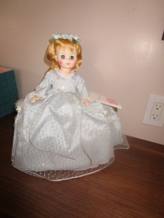 Madame Alexander Cinderella 13 " Doll 1548 W/ Box & Blue Dress