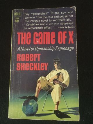 The Game Of X By Robert Sheckley,  Dell Paperback