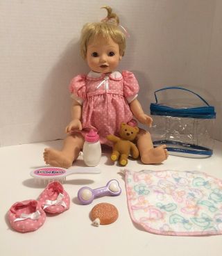 Playmates 2000 Babies Blond Interactive Doll & Accessories - Needs Work
