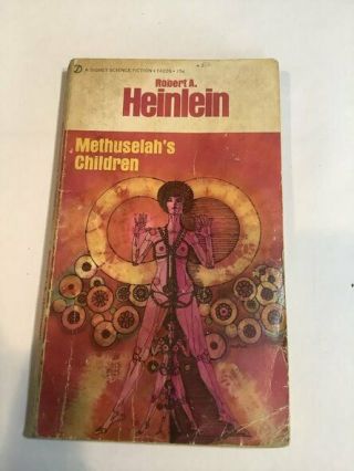 Robert Heinlein Methuselah’s Children Future History Earths Outcasts Signet 1958