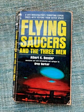 Flying Saucers And The Three Men By Albert Bender 1968 Paperback Library 1st