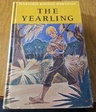 The Yearling By Marjorie Kinnan Rawlings With Study Guide.  Hc.  School Ed.