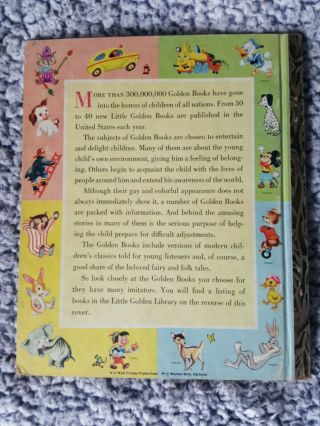 The Friendly Book Little Golden Book 1954 1st Edition 