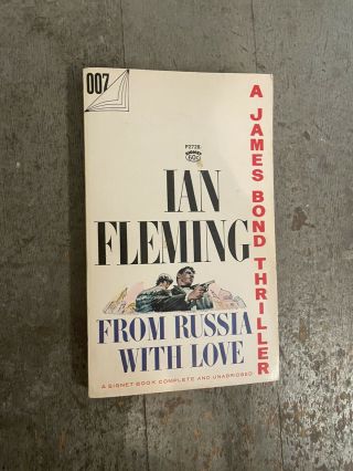 From Russia With Love James Bond Rare Vintage Paperback Book Ian Fleming
