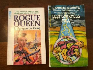 Lest Darkness Fall (1969) And Rogue Queen (1951) By L Sprague De Camp