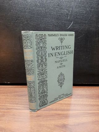 Old Writing In English Book Maxwell 