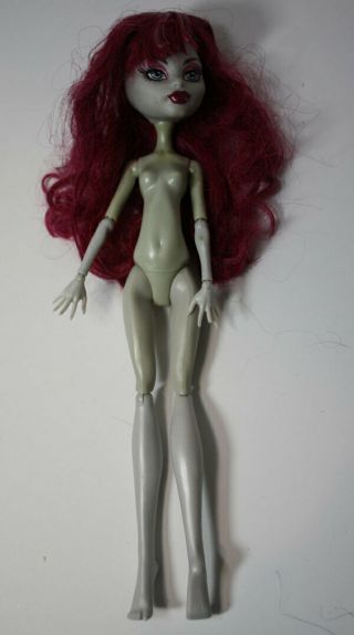 Mattel Monster High Create A Monster Vampire Girl Grey Skin Nude With Pink Wig