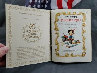 Walt Disney ' s Pinocchio 104 - 87 A Little Golden Book 