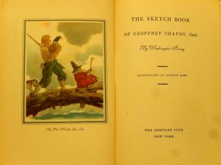 Washington Irving: The Sketch Book of Geoffrey Crayon,  Gent.  1939 Heritage Club 2