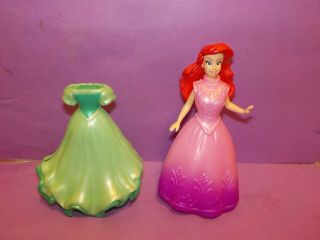 Disney Princess Polly Pocket Ariel Little Mermaid Doll With 2 - Magiclip Dresses