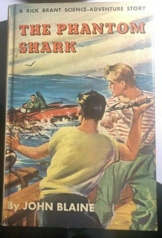 Rick Brant The Phantom Shark By John Blaine (c) 1949 G&d Hc