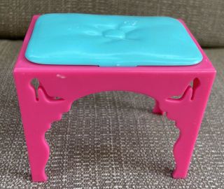 2013 Barbie Doll 3 - Story Dream House Townhouse Replacement Vanity Stool