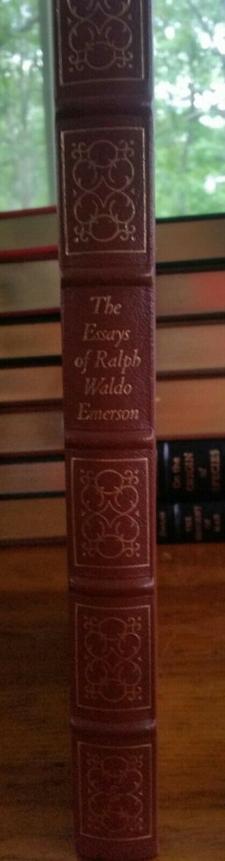 Easton Press " The Essays Of Ralph Waldo Emerson " Limited Edition,  Leather,  1979