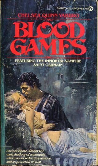 Blood Games (acceptable) Count Of Saint - Germain Signet E9405 1980 Horror