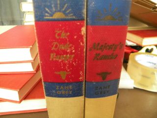Zane Grey (walter Black) 2 Books The Dude Ranger Majestys Rancho