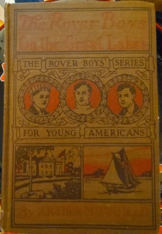 The Rover Boys On The Great Lakes,  Hb,  Arthur M.  Winfield,  C1901