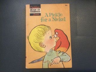 A Pickle For A Nickel A Golden Reader Lilian Moore 1961 Book