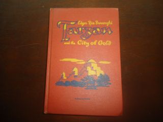 Tarzan And The City Of Gold Whitman 1952 Hardcover Edgar Rice Burroughs