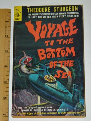 Voyage To The Bottom Of The Sea 1961 1st Ed.  Paperback From The Movie Screenplay