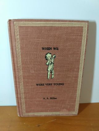 When We Were Very Young By A.  A.  Milne[hardcover 1961] Vintage