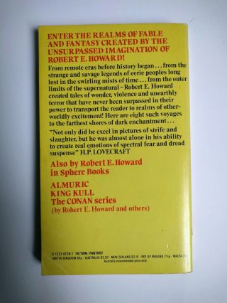 Marchers of Valhalla by Robert E Howard Vintage Fantasy Novel (1977) 2