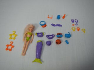 Polly Pocket Misc.  Accessories For 2004 Mermaid Stars: Polly In Aquarium