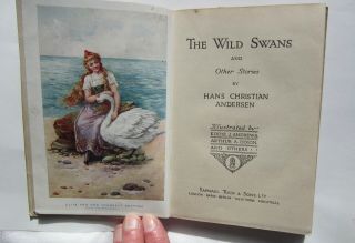 The Wild Swans Hans Pub.  Raphael Tuck,  Hans Andersen Gem Fairy Tale Library 2