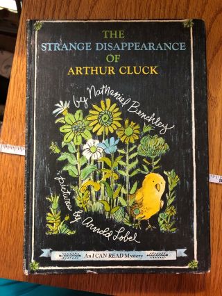 The Strange Disappearance Of Arthur Cluck By Nathaniel Benchley Hardcover
