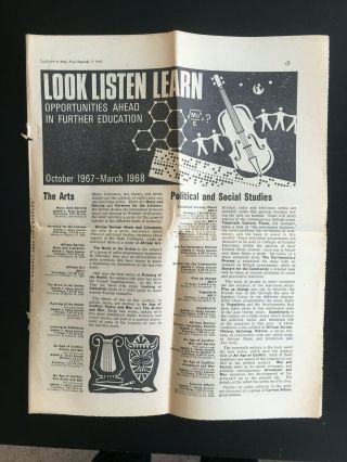 Bbc Courses Look Listen And Learn; Cutting And Price List From 1967 B